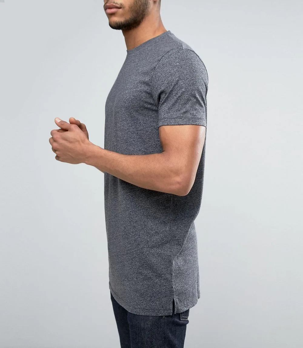 longline grey t shirt