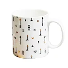 New Bone China Personalized 11oz Mugs Logo Ceramic Sublimation Plain Coffee Mugs for Heat Transfer