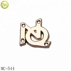 Eco-Friendly Metal Label Garment Custom Enamel Metal Garment Label Decorative Embossed Metal Logo Tag