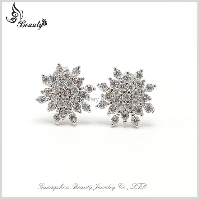 symbolic gift for christmas, aaa cz crystal diamond snowflake