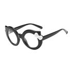 2019 Fashion unique plastic rosette loveliness cute boys girls child glasses frames kid eyeglass frame