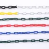 High quality factory price cheap colorful safety metal plastic coated link chains swing chains