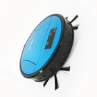 Blue color cleaner vacuum robot sound wave Anti-collision Anti-function vacuum robot.