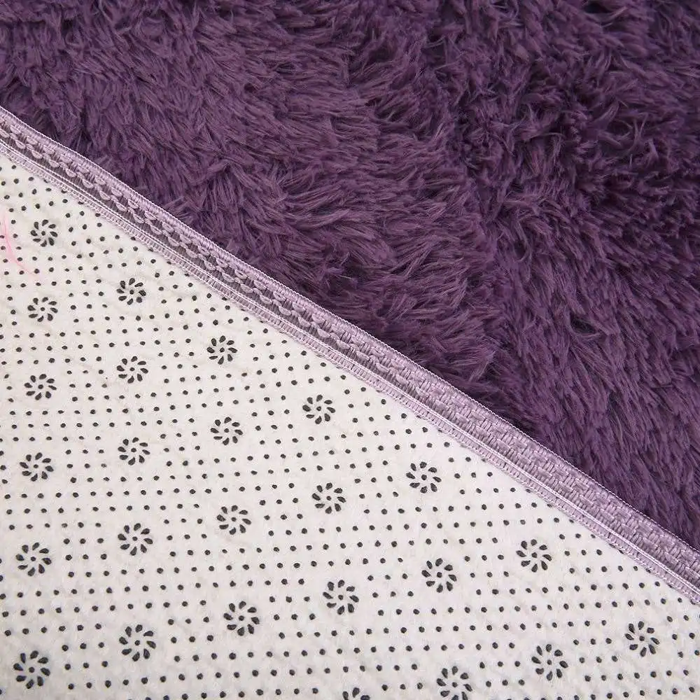 2016 Hot Comfortable Large Size Fluffy Rugs Anti-Skid Shaggy Area Rug Dining Room Carpet Floor Mat Home Bedroom Home Supplies
