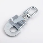 25 KN climbing safety swivel eye steel metal stamped snap rotating hook snap