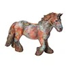 Wholesale watercolor resin horse family statue for home and garden decoration