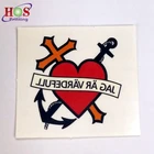 Custom crown tattoo stickerclear tattoo sticker material beauty spot temporary black lace tattoo sticker