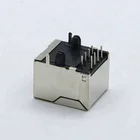1 port good quality cheap price Vertical amp 10 pin rj45 connector jack