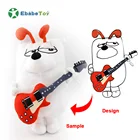 Plush bunny guitar rabbit stuffed animal cute baby gift