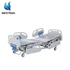 BT-AM101 Medical three crank 3 functions furnituture patient manual hospital bed with abs side rails, soft joint