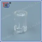 plastic universal standard clear PC LED lens cap