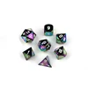 MBW Colorful Floating Customer Metal Dice Set D4, Double Color Handmade Engrave Casino Game Dice