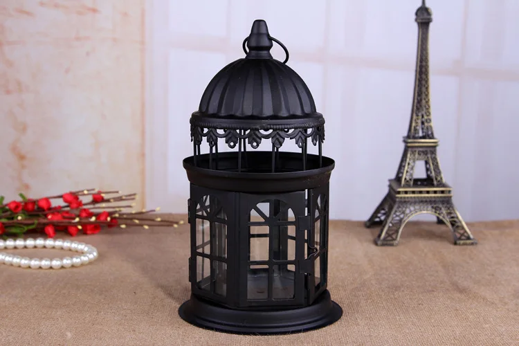 European Candlestick ornaments creative zakka Iron crafts decorations gifts wholesale