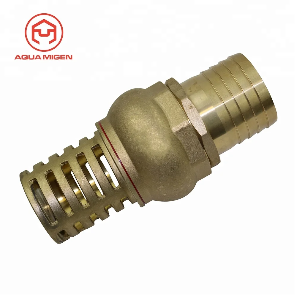 2mm bsp male thread strainer water pump hose suction brass foot