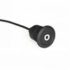 Panel Mount 3.5mm Male to Female Locking Nut Stereo Adapter Cable