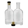 250ml 375ml 500ml 750ml 1000ml Vodka Spirit Glass Bottle for Liquor with cork