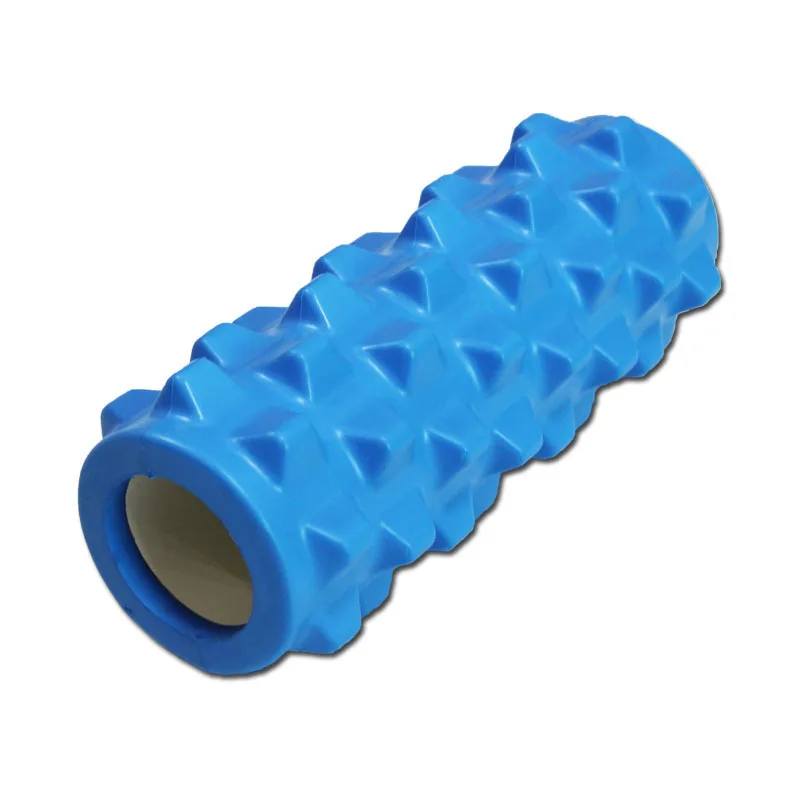 Eercise therapy yoga foam roller with massage point for gym eercise massage pilates12.5" 5" teture dotted PU foam roller