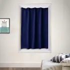 Hot selling home office hotel use blackout blind with suction cups blue blackout roller blinds