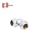 Factory Supplied BSEN 1254-2 chrome plated brass fitting