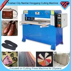 manual hydraulic leather cutting machine