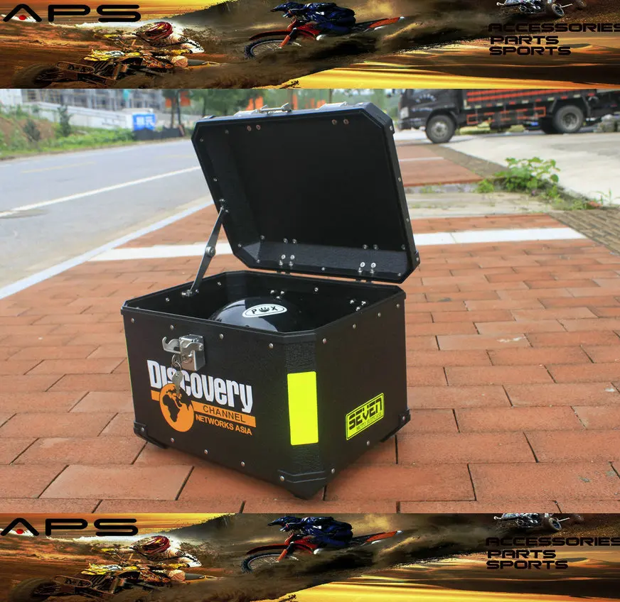 42l Aluminium Alloy Motorcycle Cargo Box/ Top Case - Buy Motorcycle