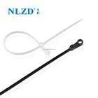 Plastic nylon 6/6 mountable head cable ties
