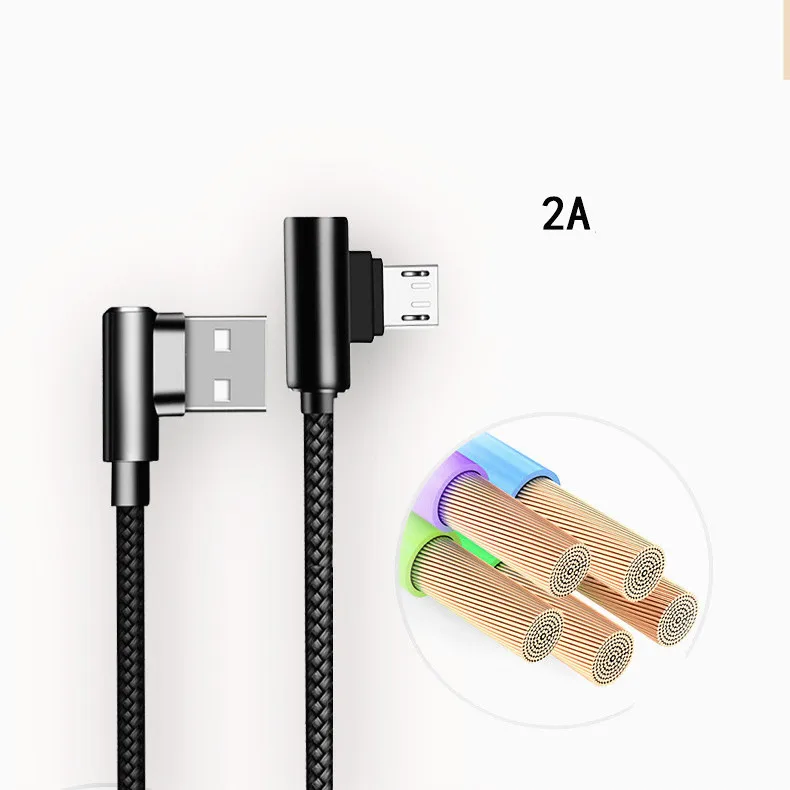 90 degree portable micro usb cable bulk - ANKUX.COM