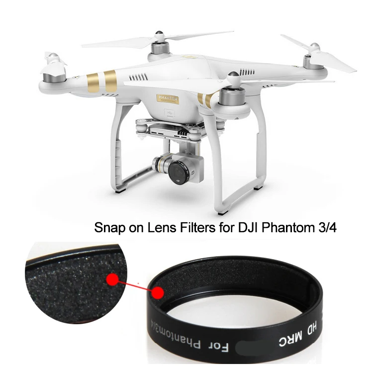 DJI Phantom 3//4 filtro UV