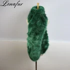 2018 winter fake artificial faux fur pompom lady shawl pompon muffler long scarf