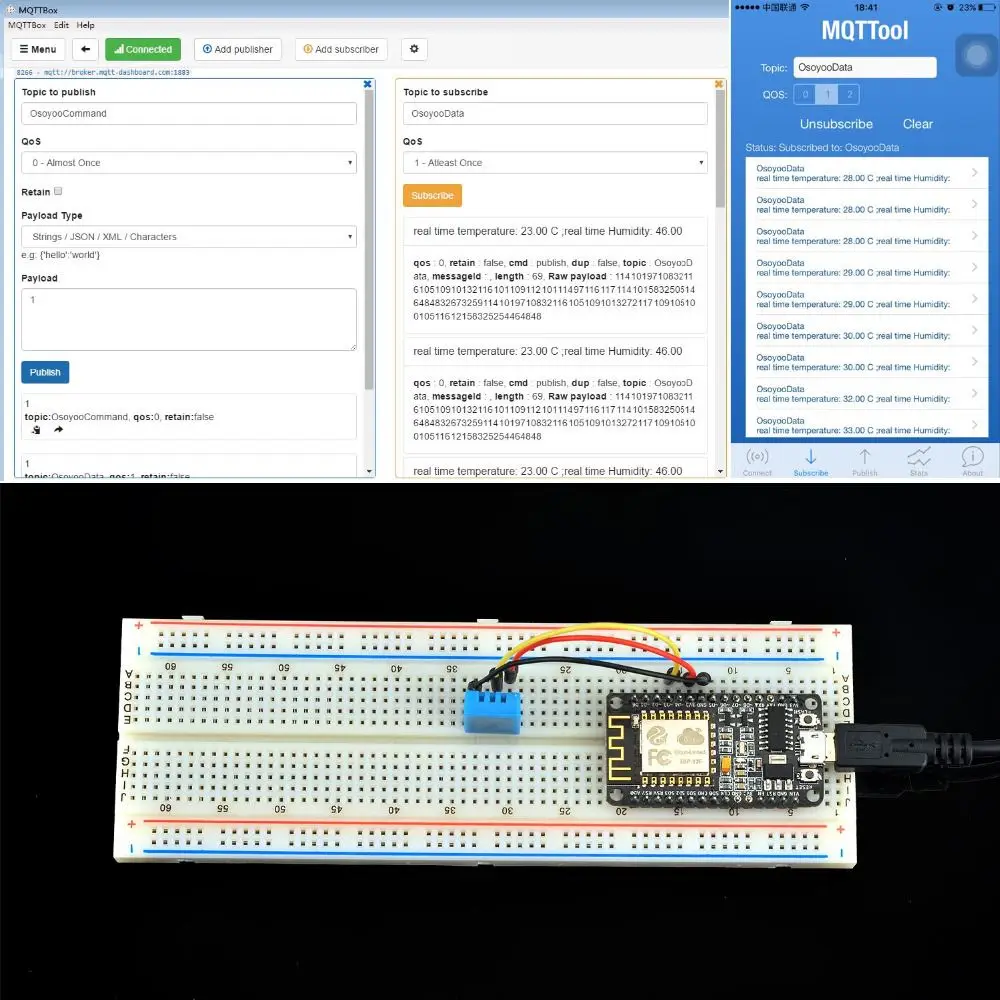 IOT NODEMCU Starter Kit MQTT WIFI Internet Of Things Programming