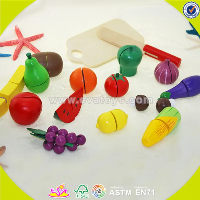 kids wooden fruit