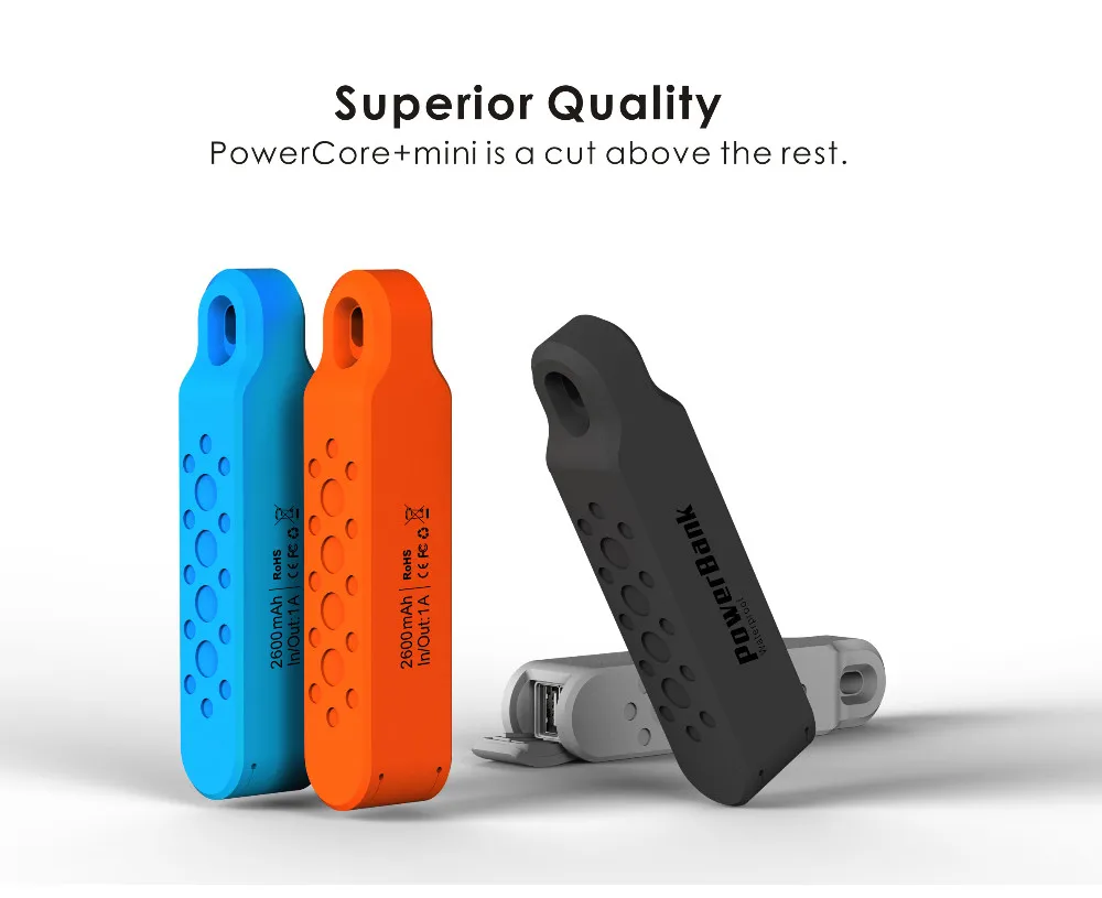 2018 best seller lipstick power banks 2600mah with metal hook for new year gift ip67 waterproof power bank 3000mah - ANKUX.COM
