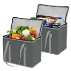 Extra Large Heavy Duty Insulated Reusable Tote Grocery Shopping Bag Cooler Bag