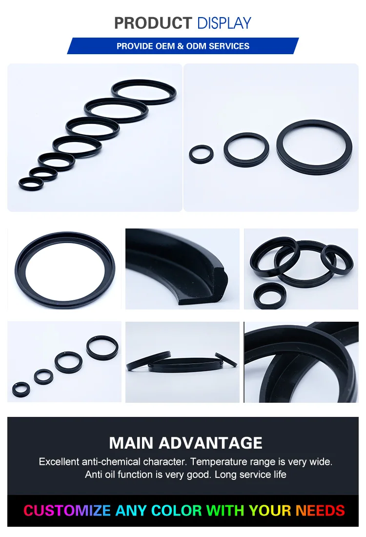 Fast delivery custom wear-resisting round nr neoprene rubber gasket