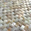 3D Brick Shell Mosaic Tile Groutless Mother Of Pearl Kitchen Wall Home Decor