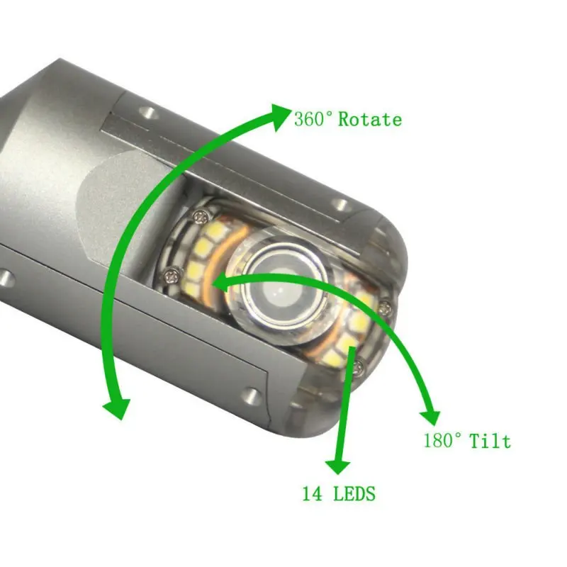 Remote controlled inspection camera for pipe sewer