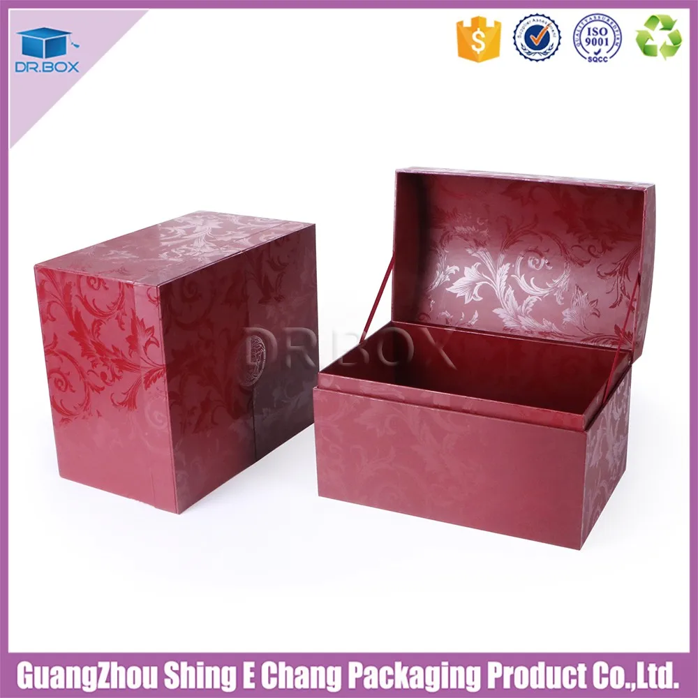 custom printed coffin shape gift box design / gift boxes for bag