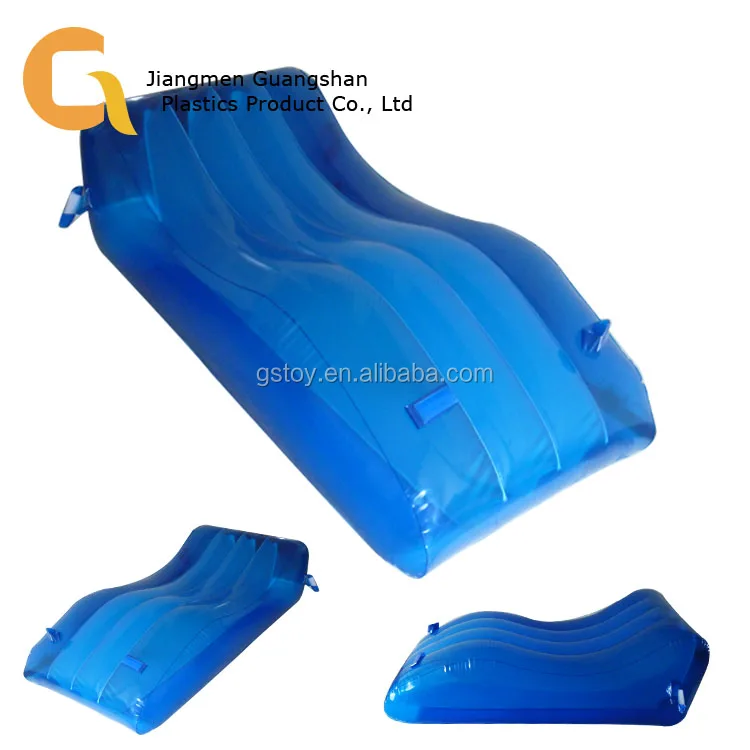 transparent inflatable sex sofa pink