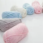 YarnCrafts Durable Crochet Thread knitting Thick Wool Nylon Blended yarn for Cardigan Scarf Hat