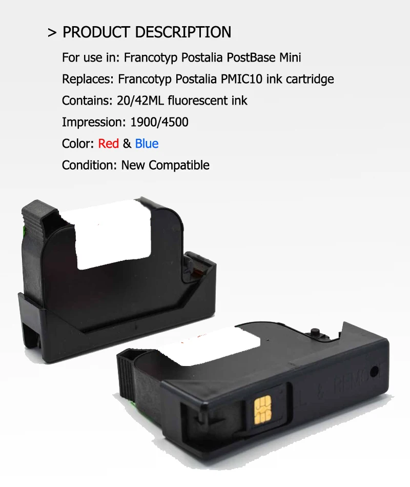 pmic10 francotyp postbase mini postage meter ink cartridge