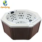 New arrival hot outdoor 7 person bath spa massage hot tub for sale