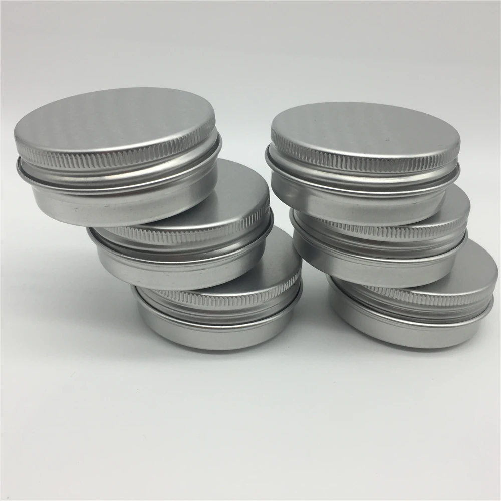 Ml Aluminum Tin Jars Cosmetic Sample Metal Tins Empty Container Bulk