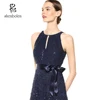 2019 new stylish women sleeveless lace elegant long maxi evening dress with sequin