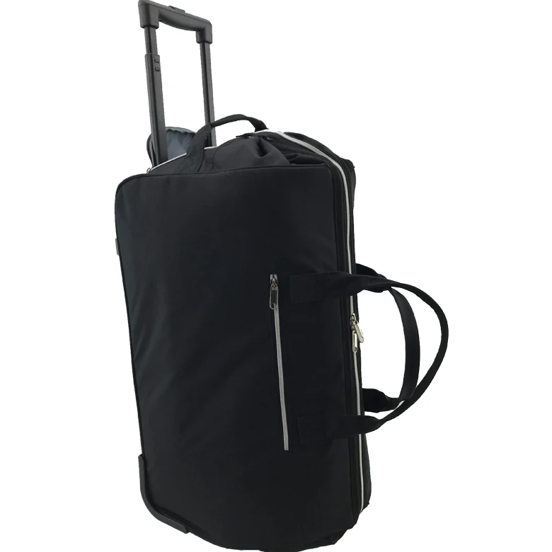 Wholesales Travel Trolley Duffel Bag with 2 wheels for Short Term Trips Weekend Carry on Wheeled Duffel