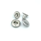 White Nickel 12mm copper clothing buttons and decorative snap button