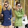 Women's Down Coat With Fur Hood Down Parka Puffer Jacket
