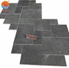 Honed and Tumbled Blue Limestone French Pattern Flooring