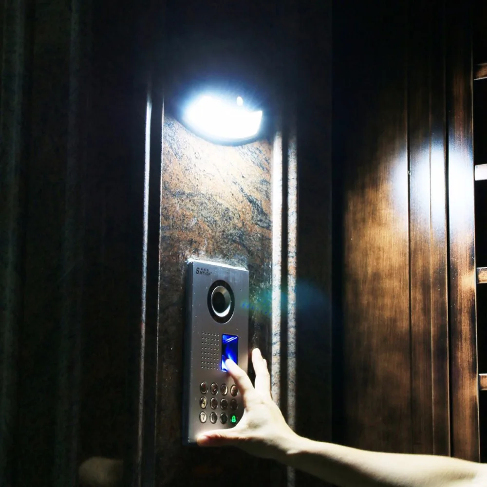 LED Outdoor Solar Smiling Wall Lights 15