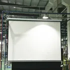 200 inch 4:3 fiber glass tubular motor high quality home theater Motorized projector screen