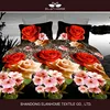 Hot selling 3D embroidery design bed sheet/new bed sheet 3D design/3D flower design bed sheet